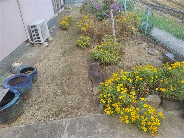 防草シート施工