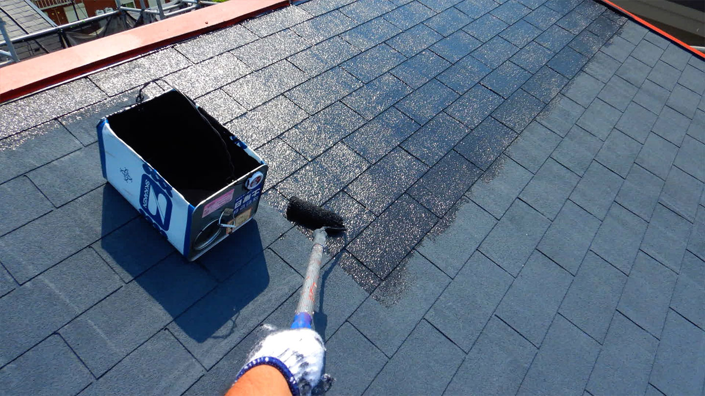 屋根の防水・塗装メンテナンス施工